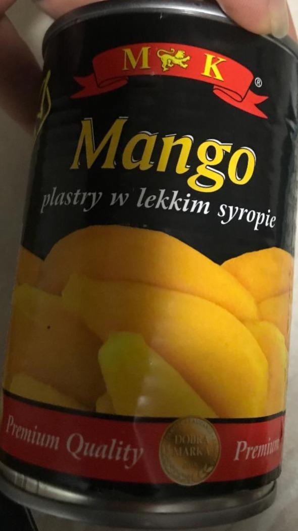 Zdjęcia - MK Mango plastry w lekkim syropie 425 g