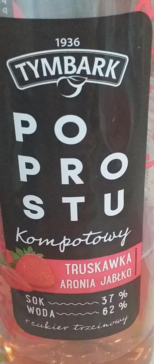 Zdjęcia - Po prostu kompotowy napój truskawka aronia i jabłko Tymbark