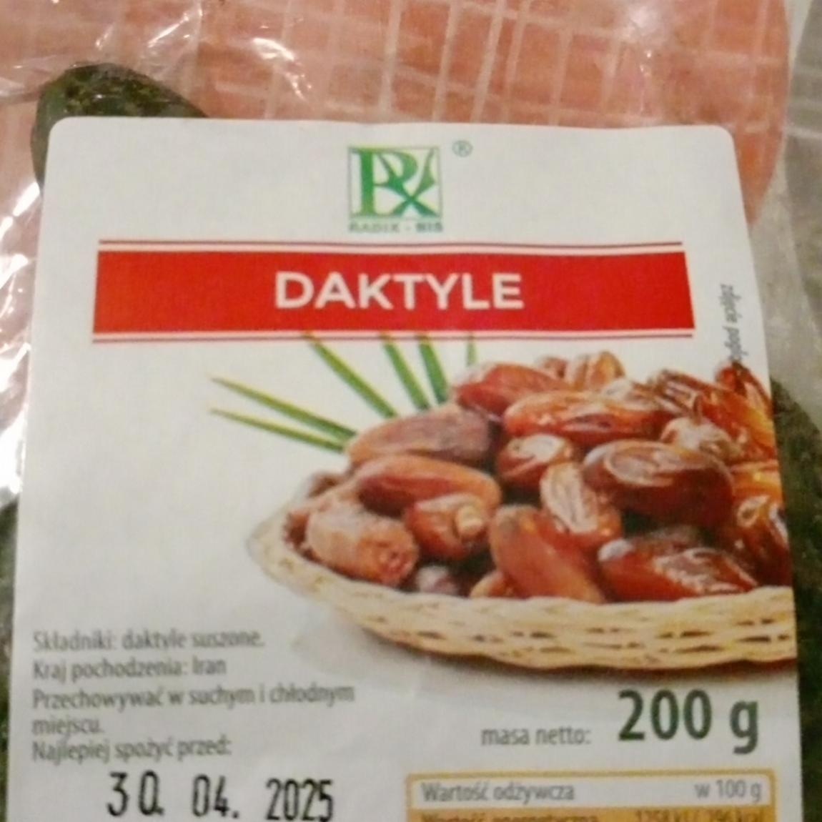 Zdjęcia - Daktyle suszone Radix BIs