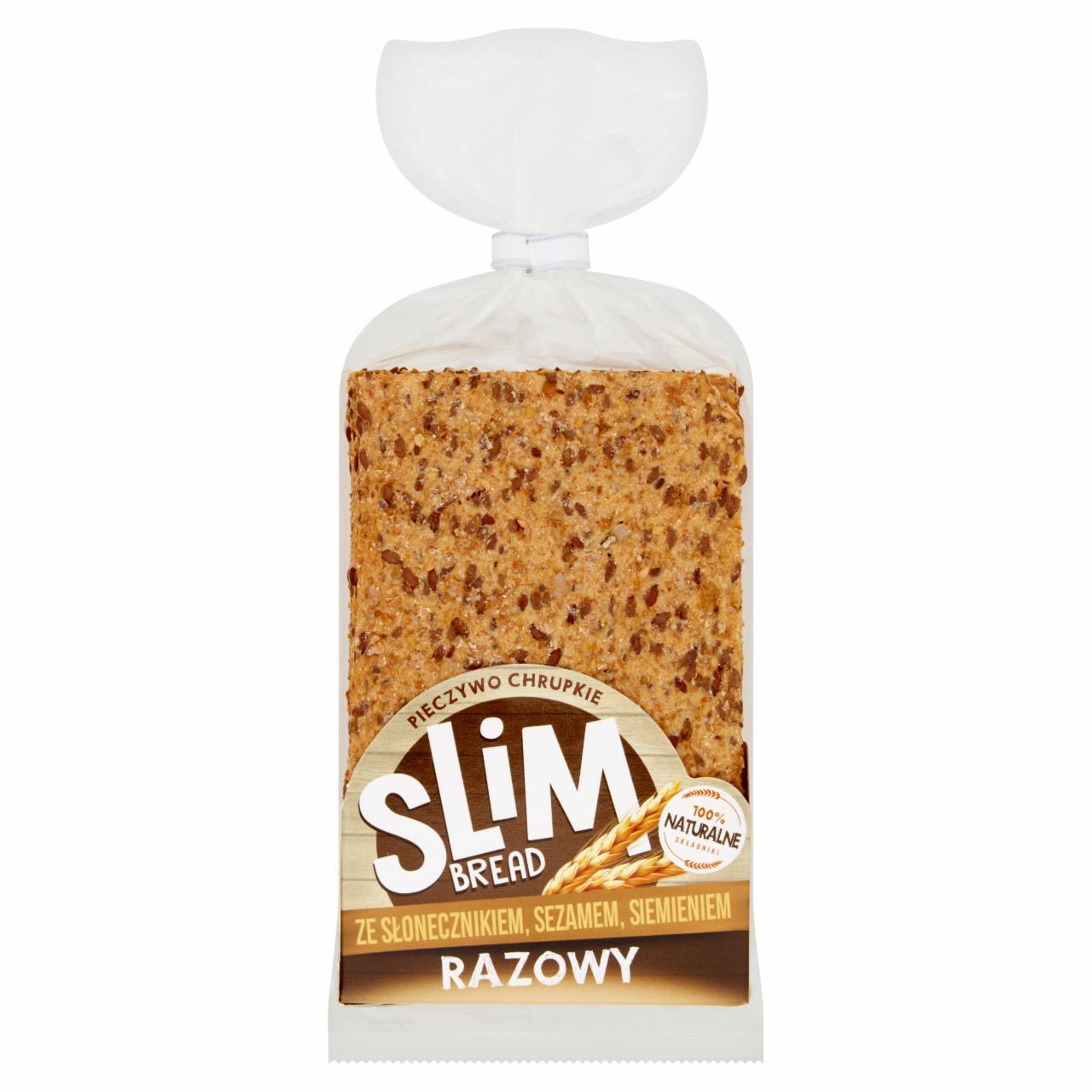 Zdjęcia - Pieczywo chrupkie razowe ze słonecznikiem sezamem siemieniem Slim bread