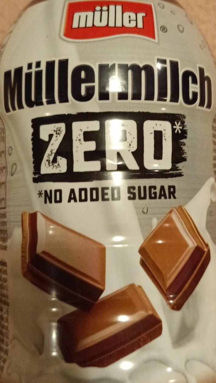 Zdjęcia - Müllermilch zero chocolate Müller