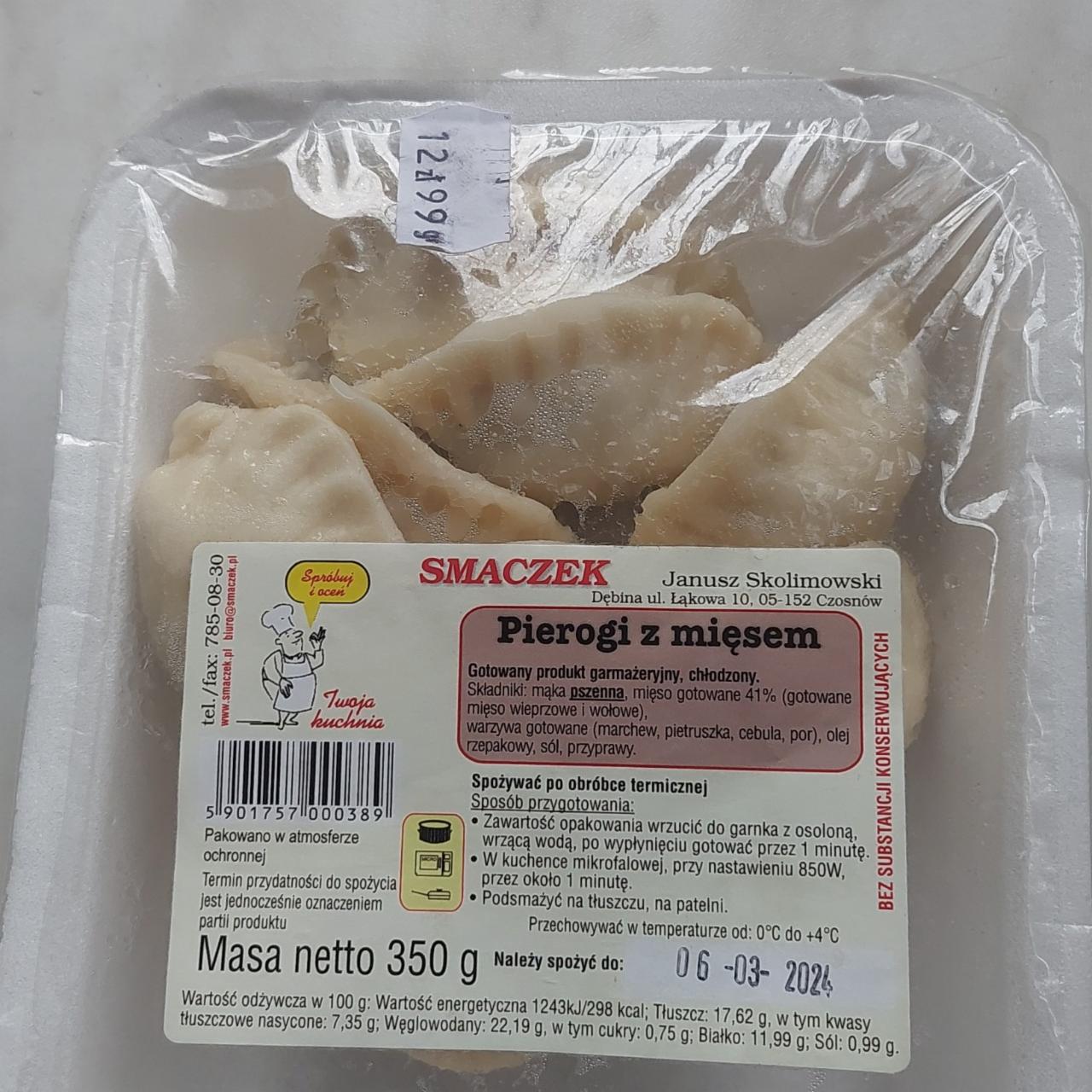 Zdjęcia - Pierogi z miẹsem Smaczek