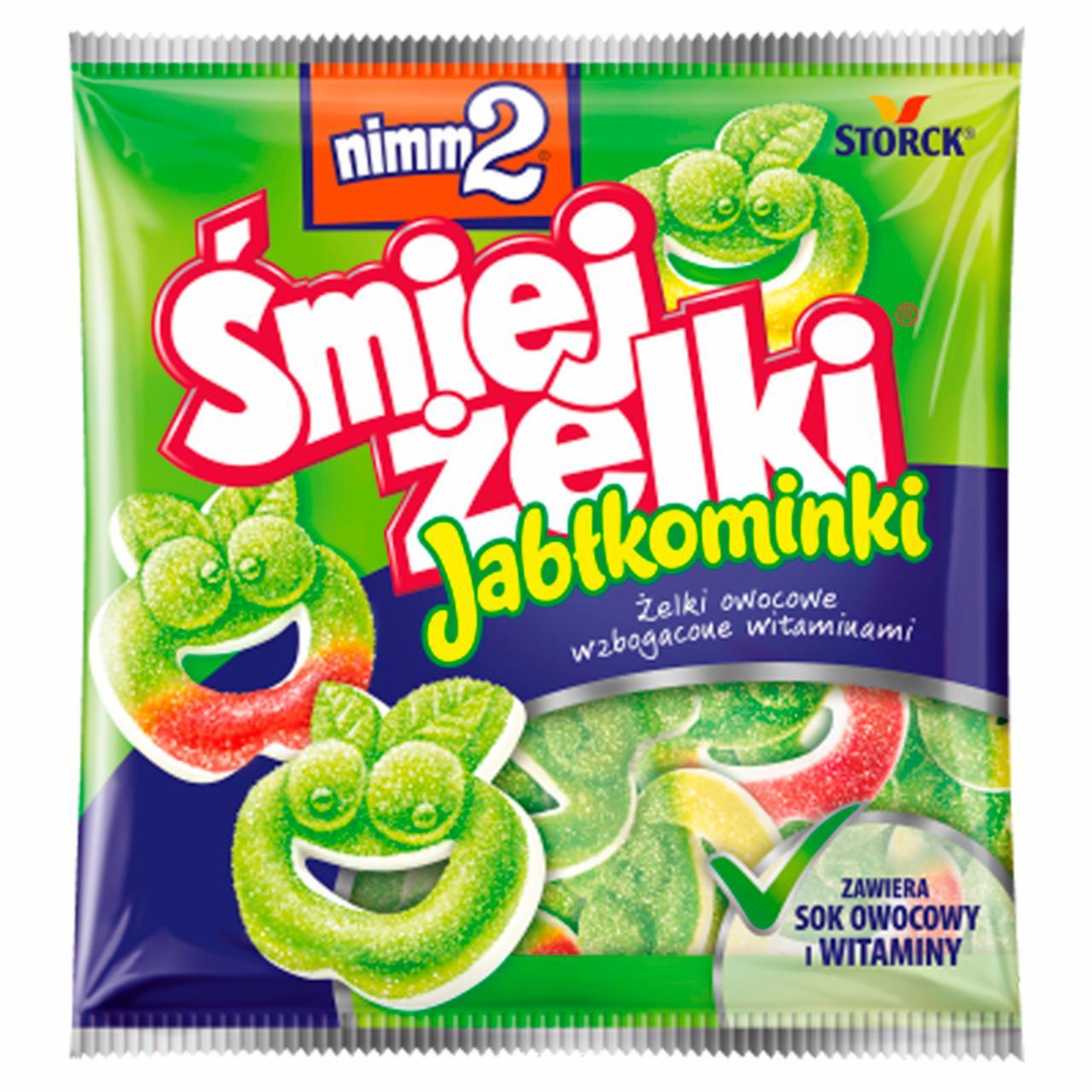 Zdjęcia - nimm2 Śmiejżelki Jabłkominki Żelki owocowe wzbogacone witaminami 90 g