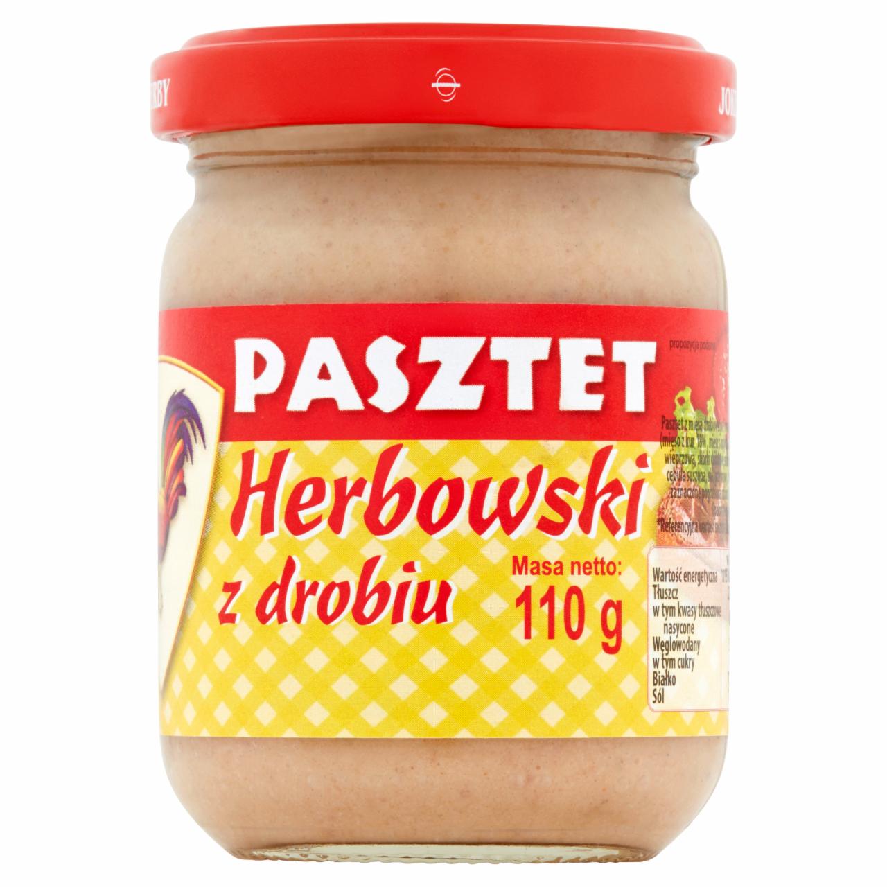 Zdjęcia - Pasztet Herbowski z drobiu 110 g