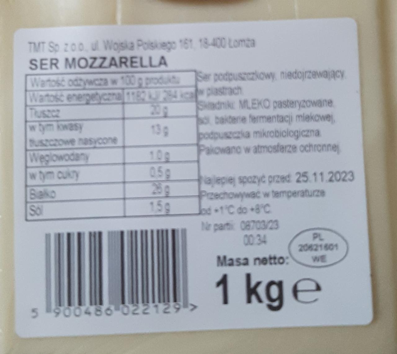 Zdjęcia - Ser mozzarella TMT