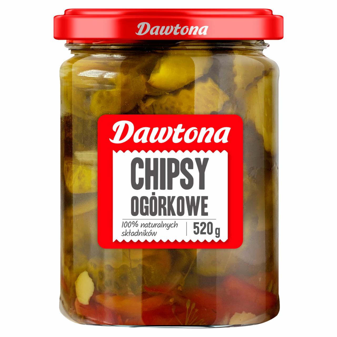 Zdjęcia - Dawtona Chipsy ogórkowe 520 g