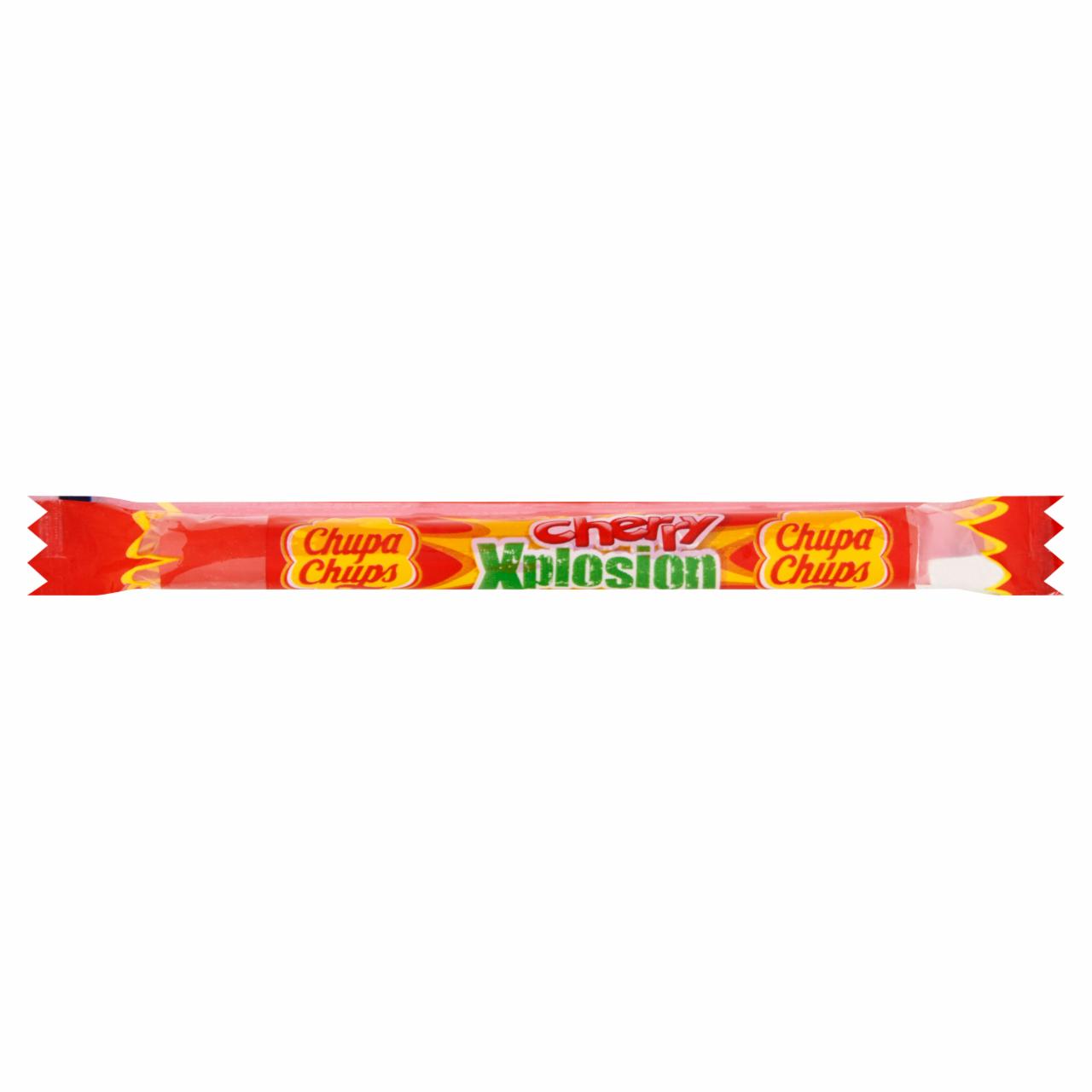 Zdjęcia - Chupa Chups Cherry Xplosion Nadziewany cukierek o smaku wiśniowym 10 g