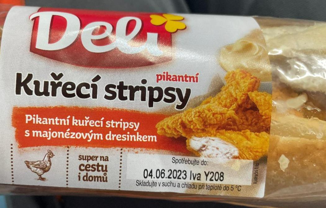 Zdjęcia - Kuřecí stripsy pikantní Deli