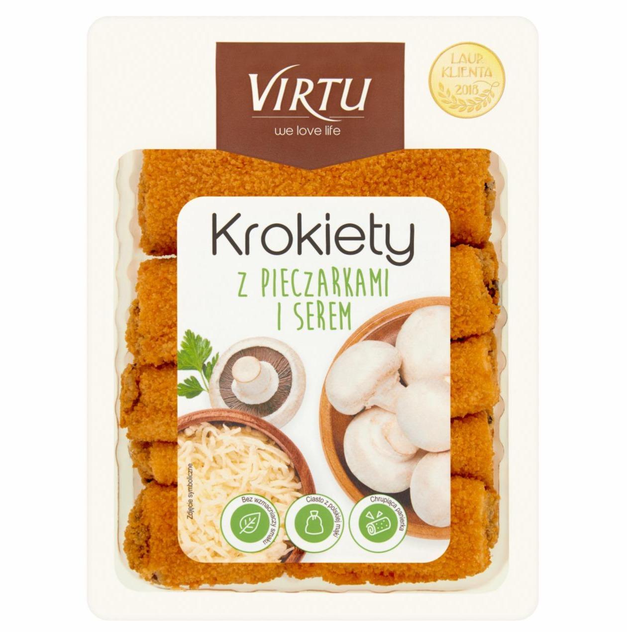 Zdjęcia - Virtu Krokiety z pieczarkami i serem 400 g