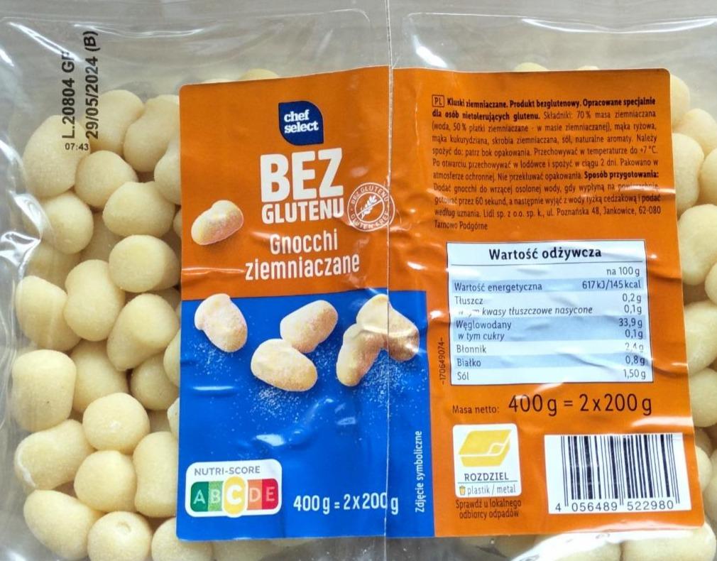 Zdjęcia - Gnocchi ziemniaczane bez glutenu Chef select