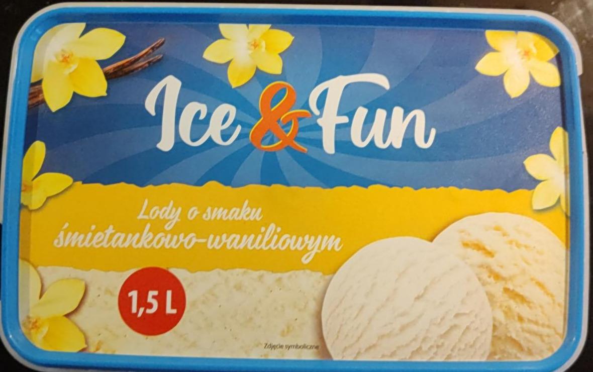 Zdjęcia - Lody o smaku śmietankowo waniliowym Ice & Fun