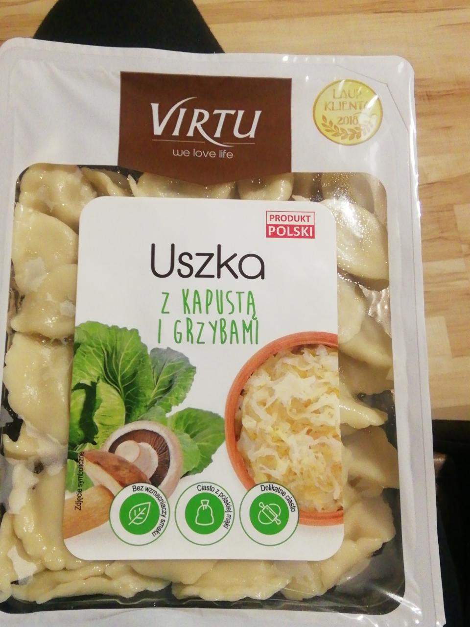 Zdjęcia - Virtu Uszka z kapustą i grzybami 400 g