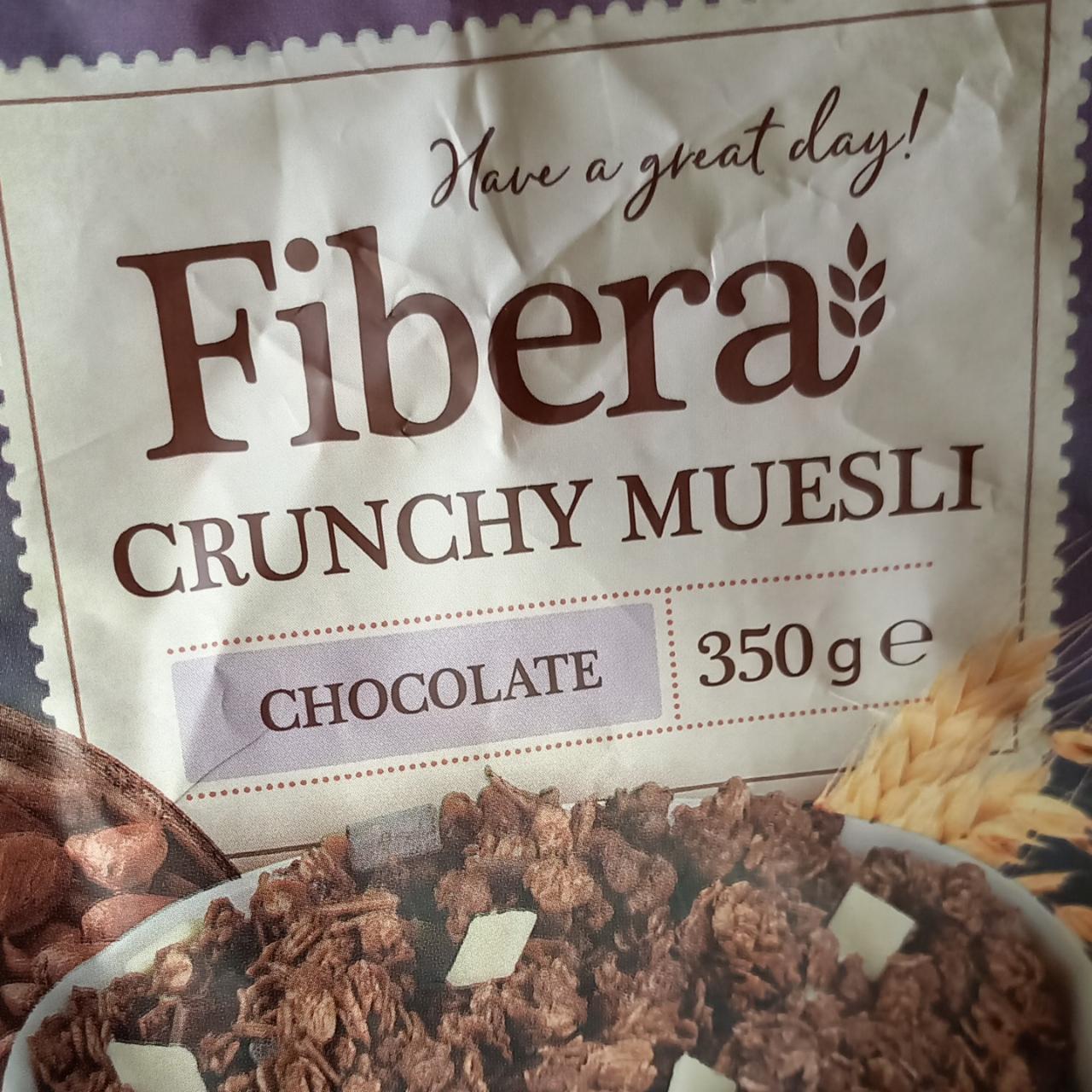 Zdjęcia - Crunchy muesli chocolate Fibera