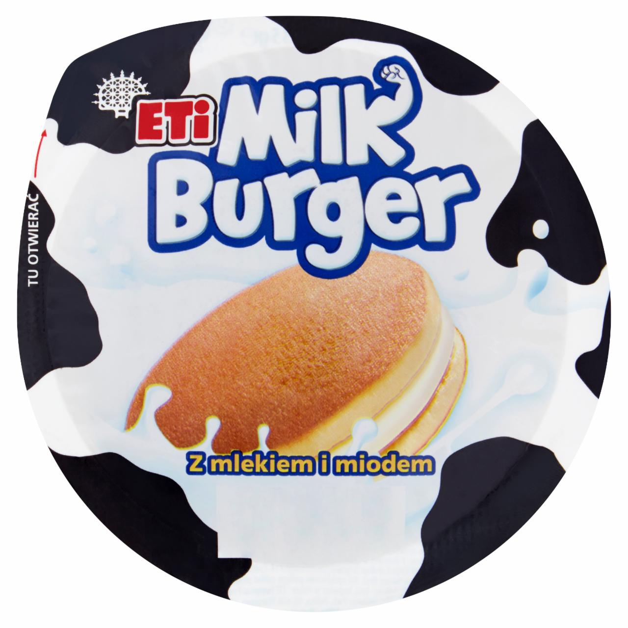 Zdjęcia - Milk Burger Twist Ciastko w łaty kakaowe z miodem wypełnione kremem mlecznym i kakaowym 48 g