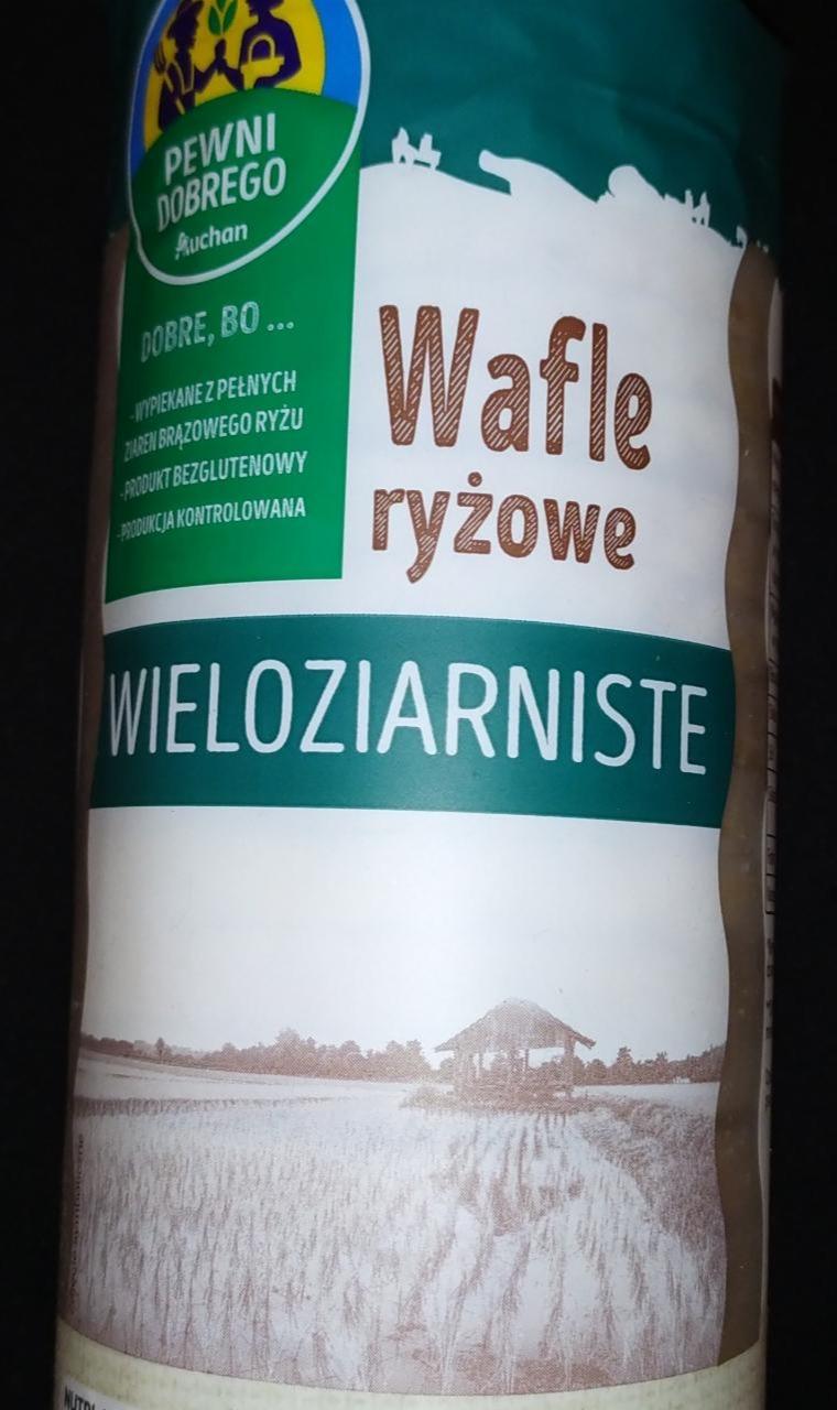 Zdjęcia - Pewni Dobrego Wafle ryżowe wieloziarniste Auchan