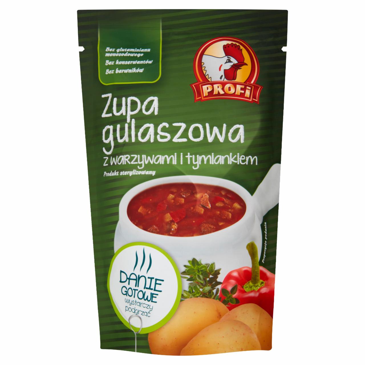 Zdjęcia - Profi Zupa gulaszowa z warzywami i tymiankiem 450 g