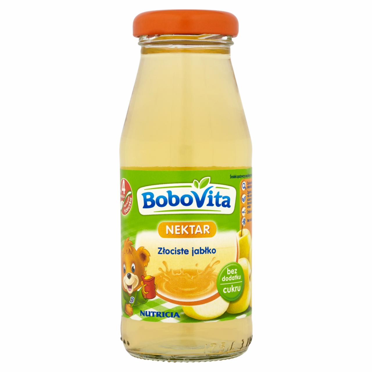 Zdjęcia - BoboVita Nektar Złociste jabłko po 4 miesiącu 175 ml