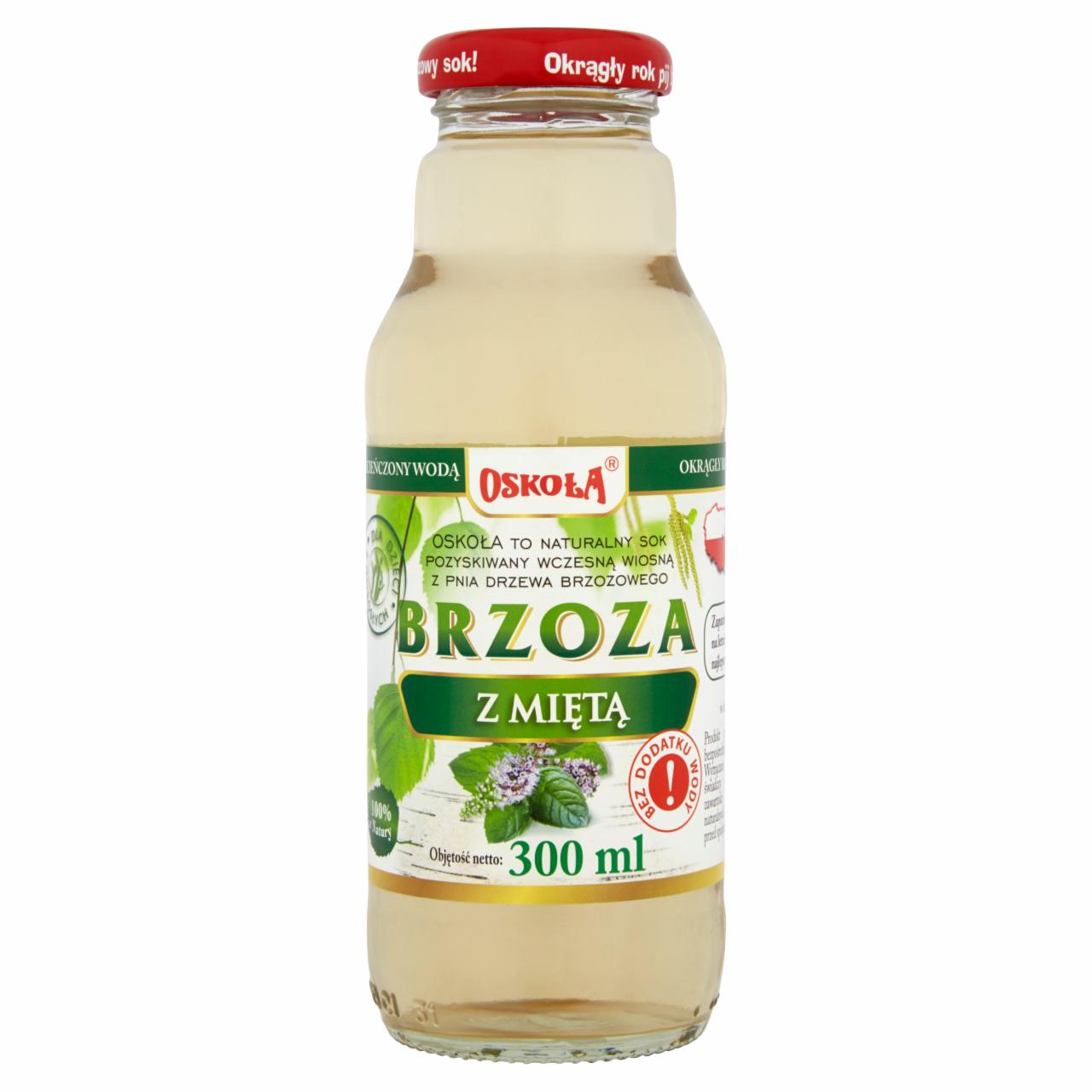 Zdjęcia - Oskoła Brzoza z miętą Naturalny sok 300 ml