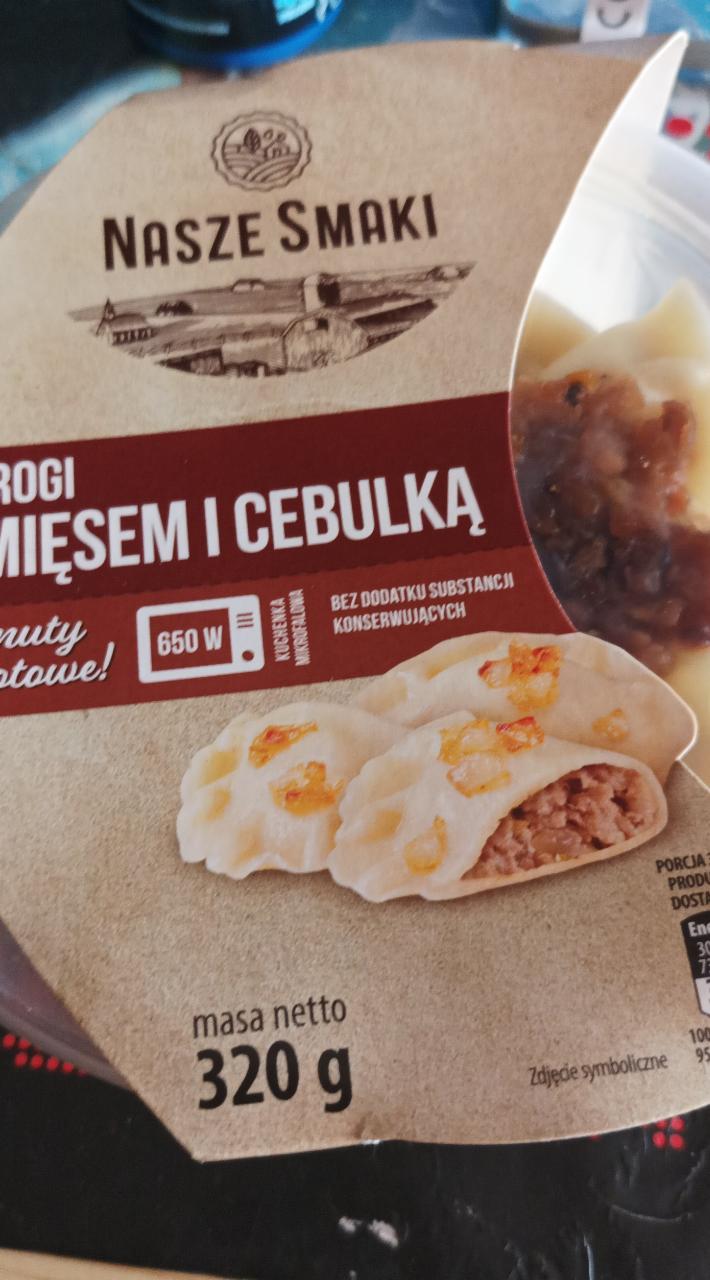 Zdjęcia - Pierogi z mięsem i cebulką Nasze smaki