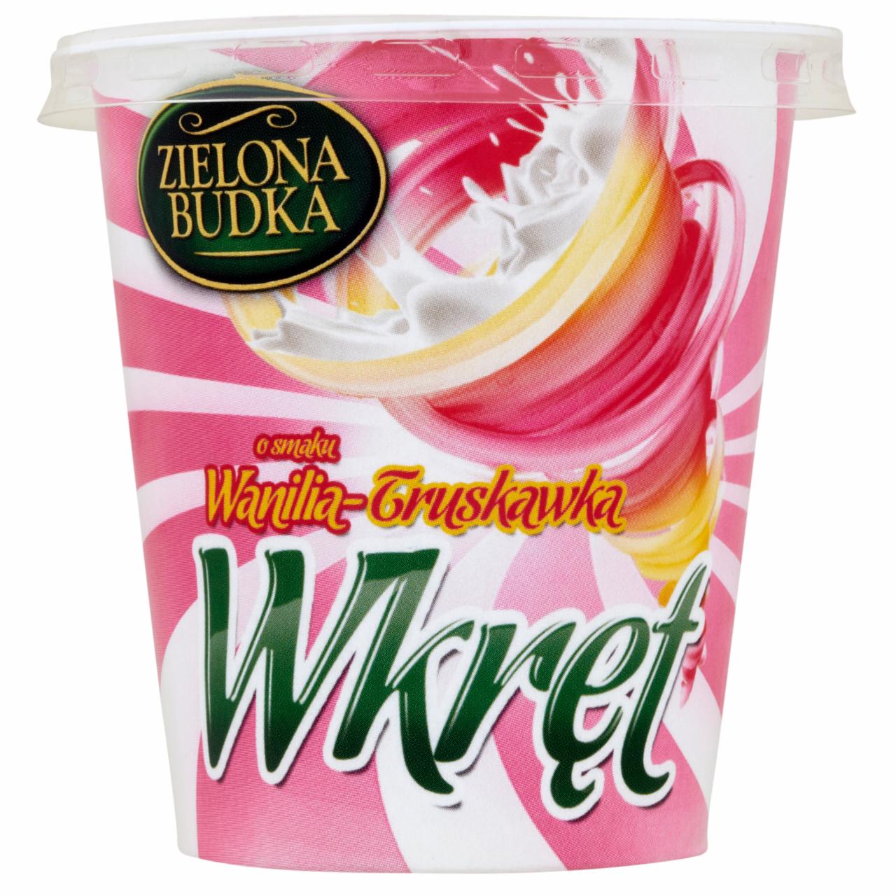 Zdjęcia - Zielona Budka Wkręt Lody o smaku waniliowym i truskawkowym 150 ml