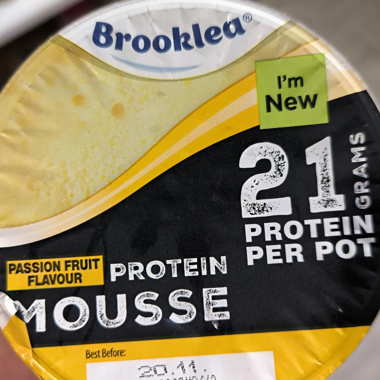 Zdjęcia - Protein muss passion fruit flavour Brooklea