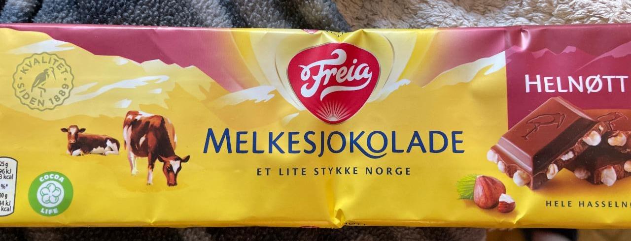 Zdjęcia - Melkesjokolade helnøtt Freia