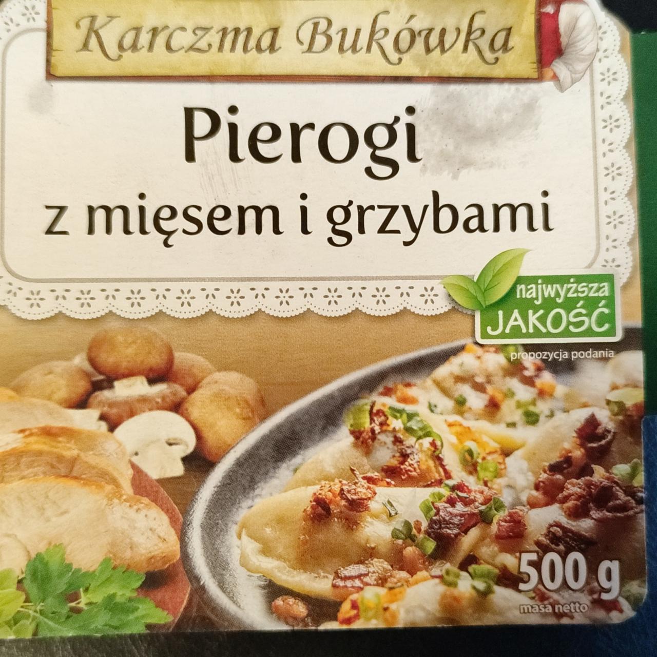 Zdjęcia - Pierogi z mięsem i grzybami Karczma Bukówka