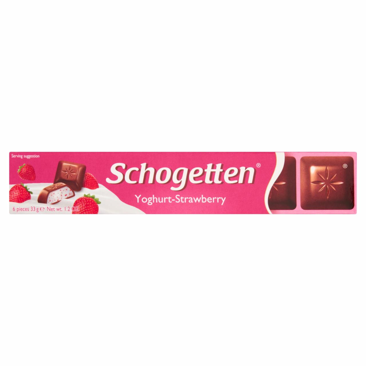 Zdjęcia - Schogetten Yoghurt-Strawberry Czekolada 33 g