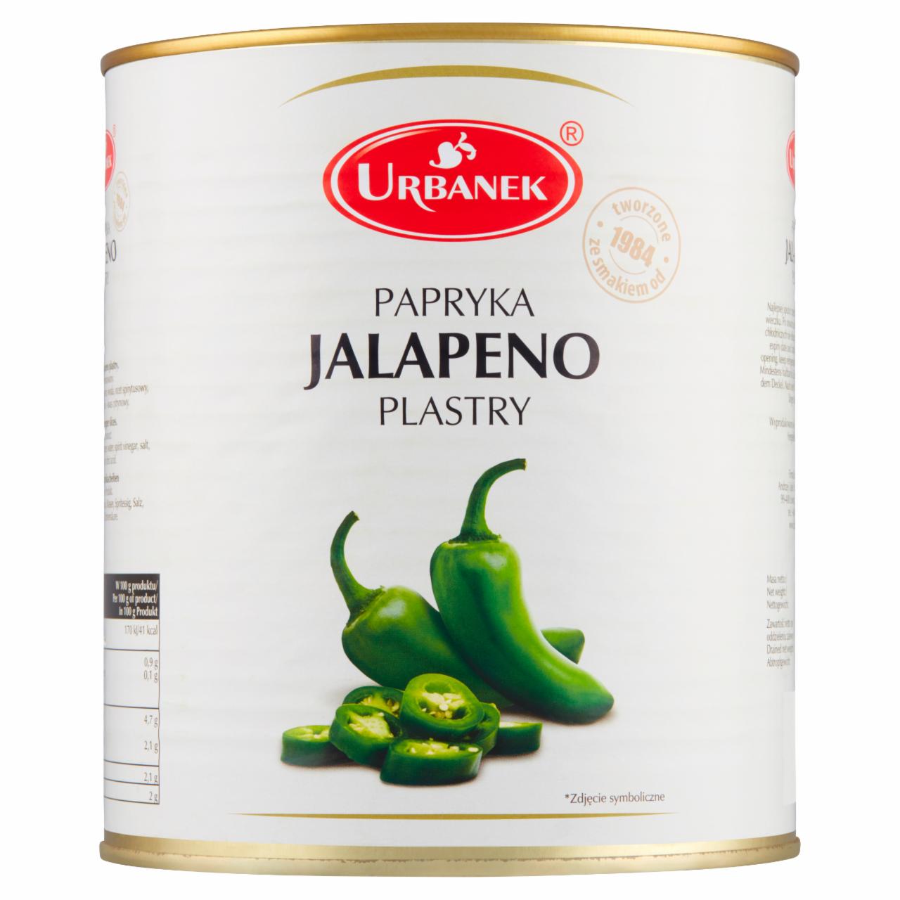 Zdjęcia - Urbanek Papryka jalapeno plastry 2,9 kg