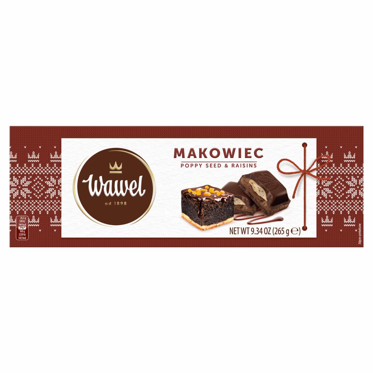 Zdjęcia - Wawel Czekolada nadziewana makowiec 265 g