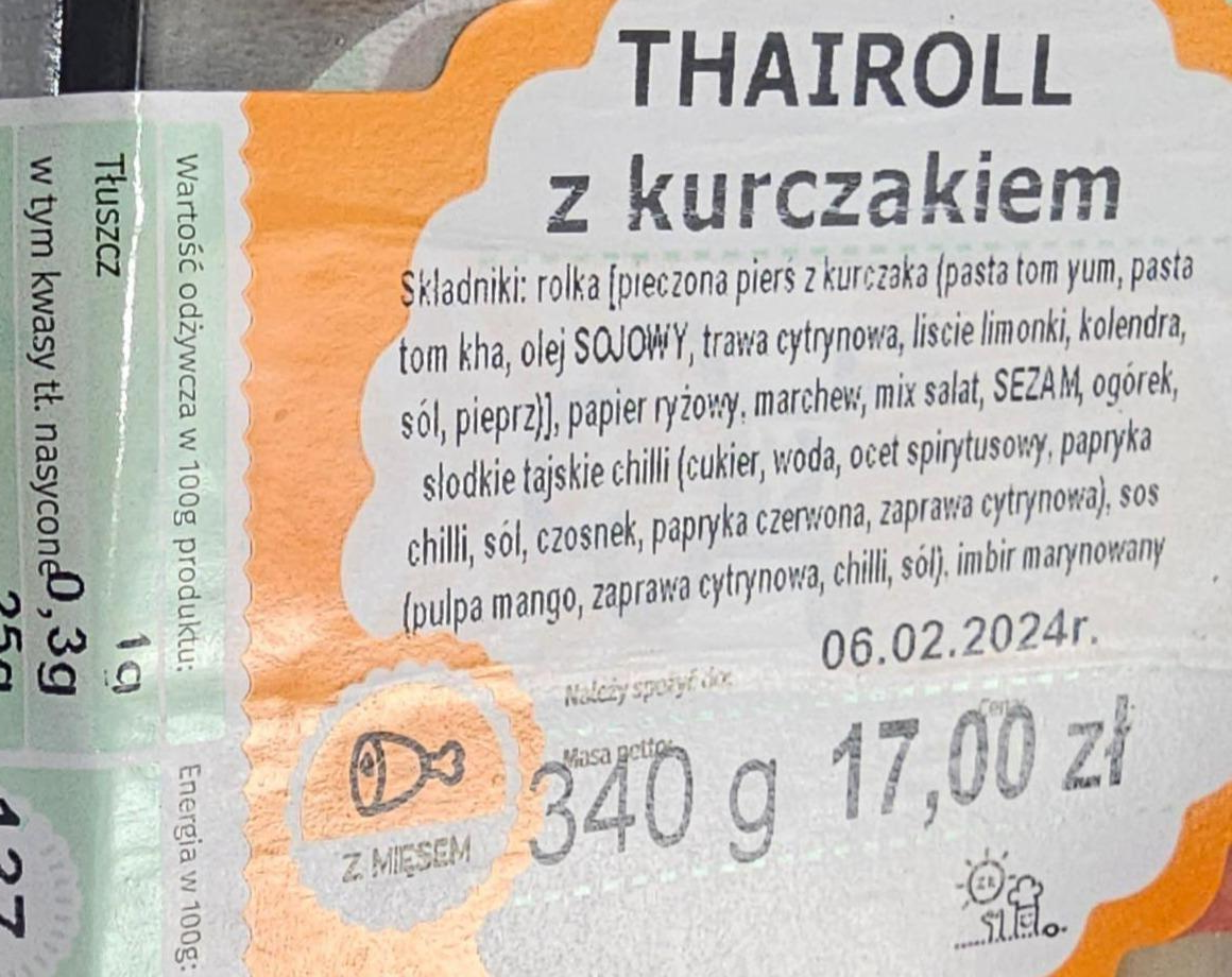 Zdjęcia - Thairoll z kurczakiem Ślimak