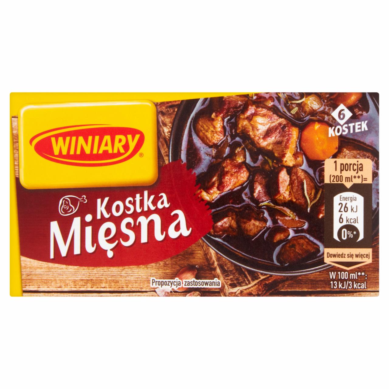 Zdjęcia - Winiary Kostka mięsna 60 g (6 sztuk)