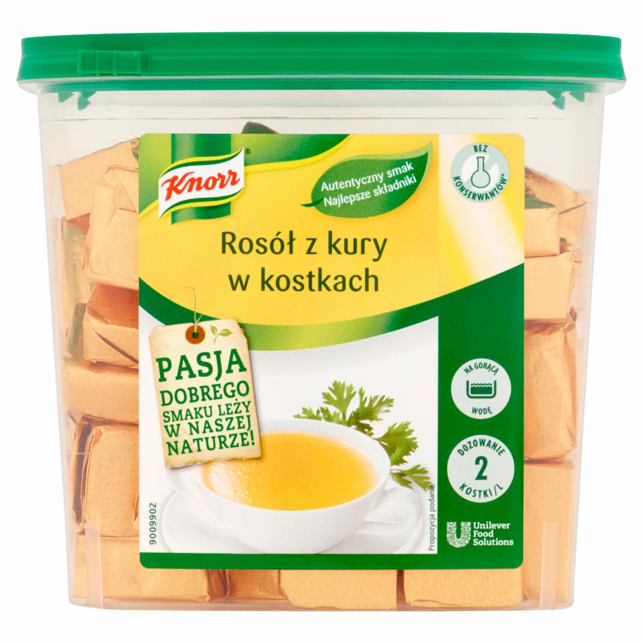 Zdjęcia - Knorr Rosół z kury w kostkach 700 g (70 x 10 g)