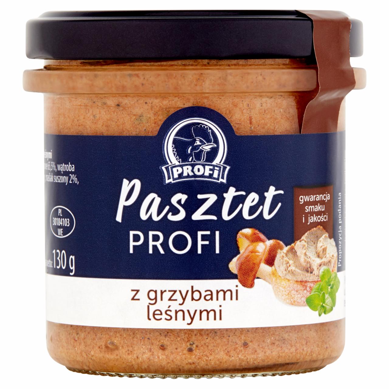 Zdjęcia - Profi Pasztet Profi z grzybami leśnymi 130 g