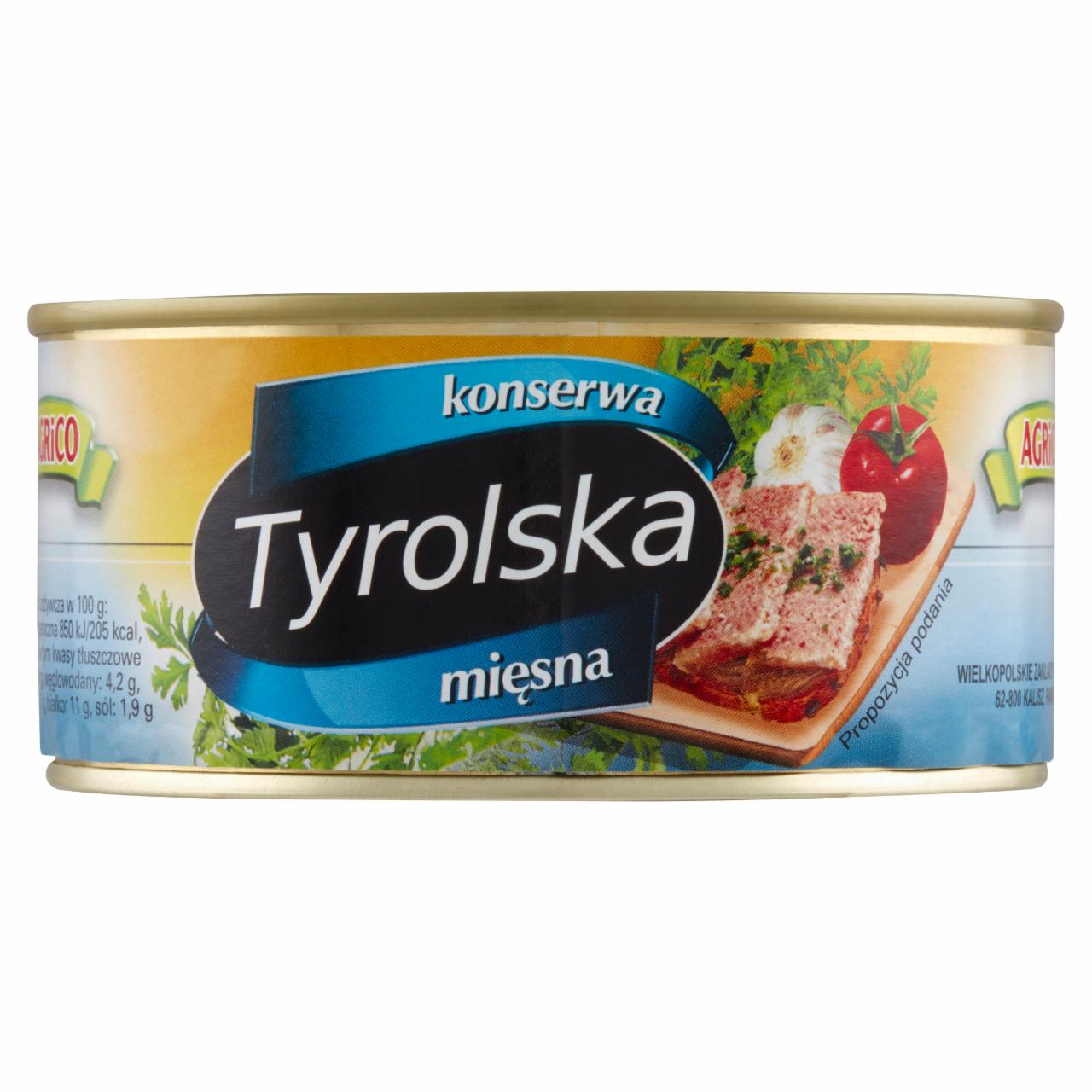 Zdjęcia - Agrico Konserwa mięsna tyrolska 300 g