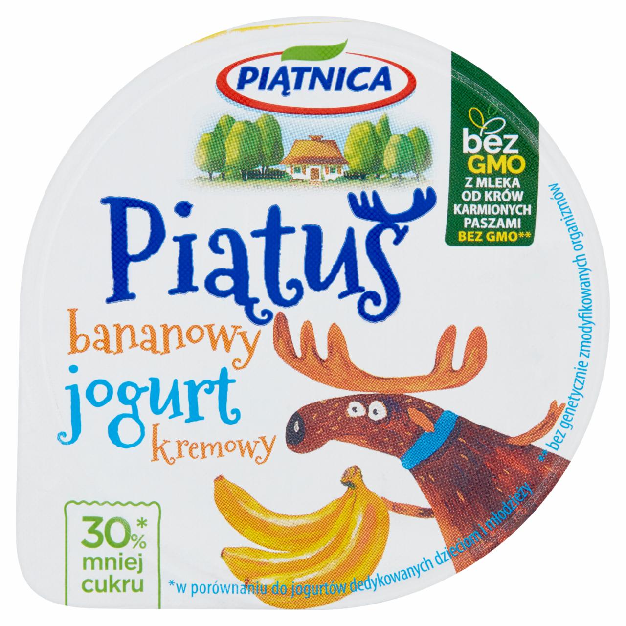 Zdjęcia - Piątuś bananowy jogurt kremowy