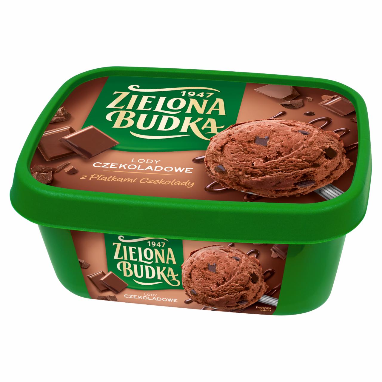 Zdjęcia - Zielona Budka Lody czekoladowe 1000 ml