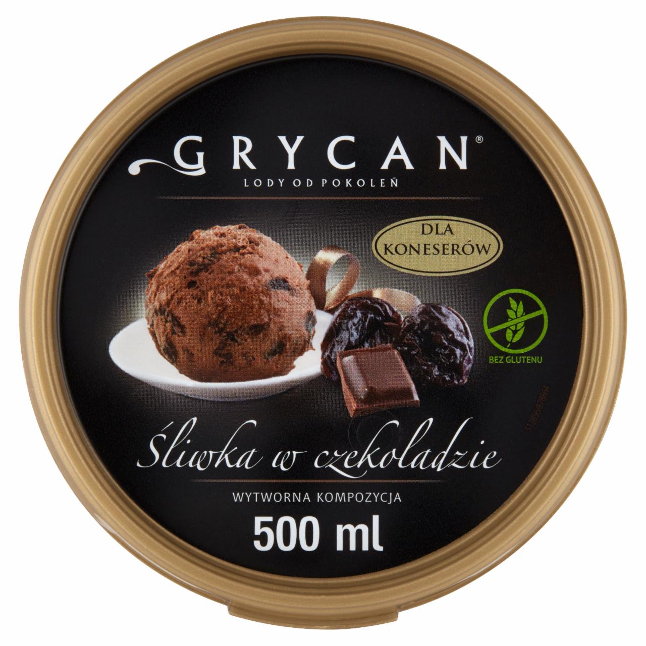 Zdjęcia - Grycan Lody śliwka w czekoladzie 500 ml