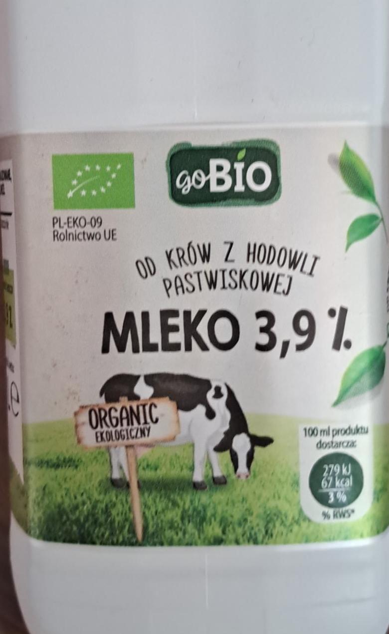 Zdjęcia - Mleko 3,9% goBio