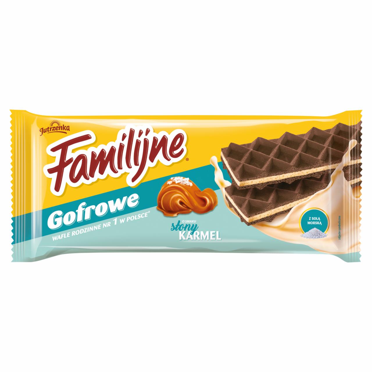 Zdjęcia - Familijne Gofrowe wafle o smaku słony karmel 140 g