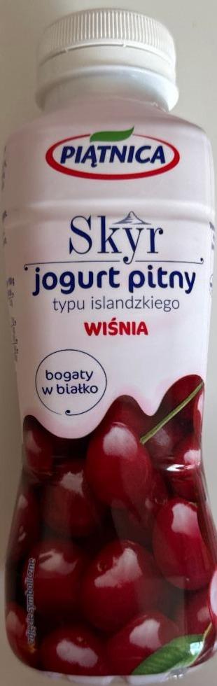 Zdjęcia - Skyr jogurt pitny typu islandzkiego wiśnia Piątnica