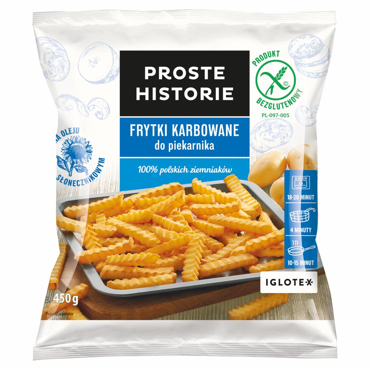 Zdjęcia - Proste Historie Frytki karbowane do piekarnika 450g