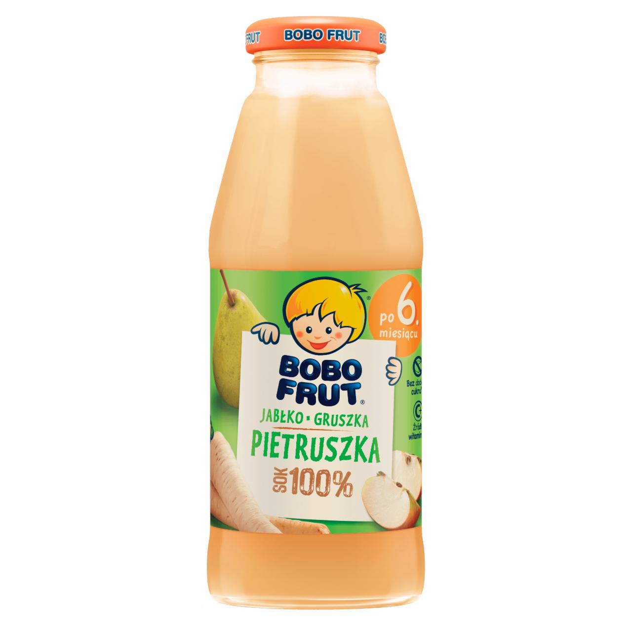 Zdjęcia - Bobo Frut Sok 100% jabłko gruszka pietruszka po 6. miesiącu 300 ml