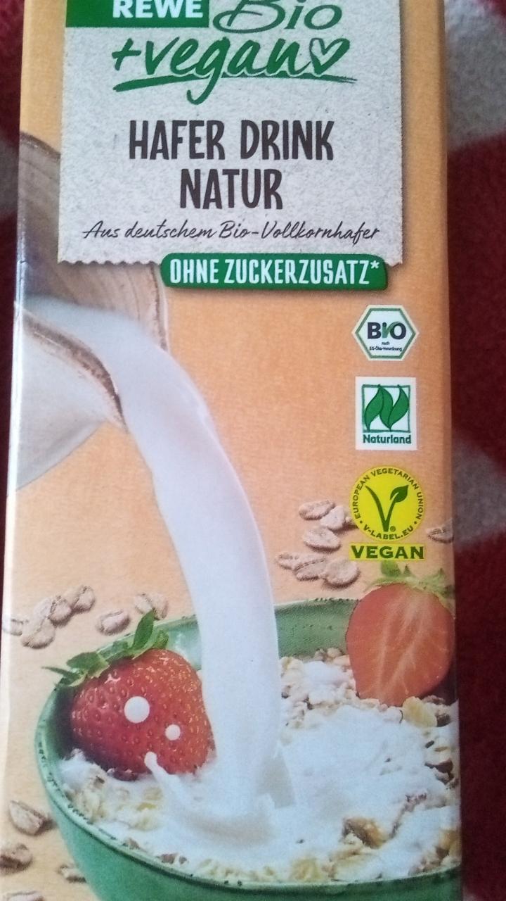 Zdjęcia - Hafer Drink Natur Bio Vegan Rewe