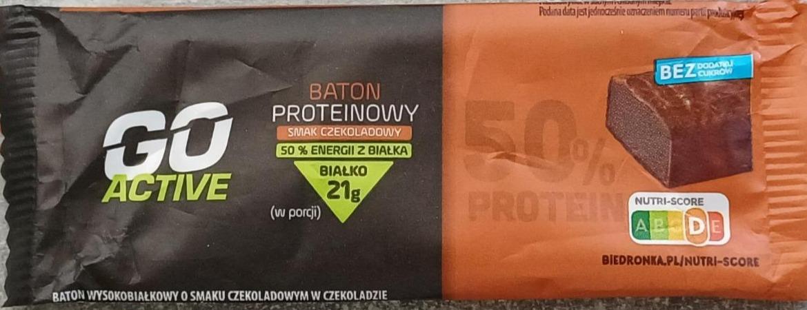 Zdjęcia - Baton proteinowy smak czekoladowy Go Active