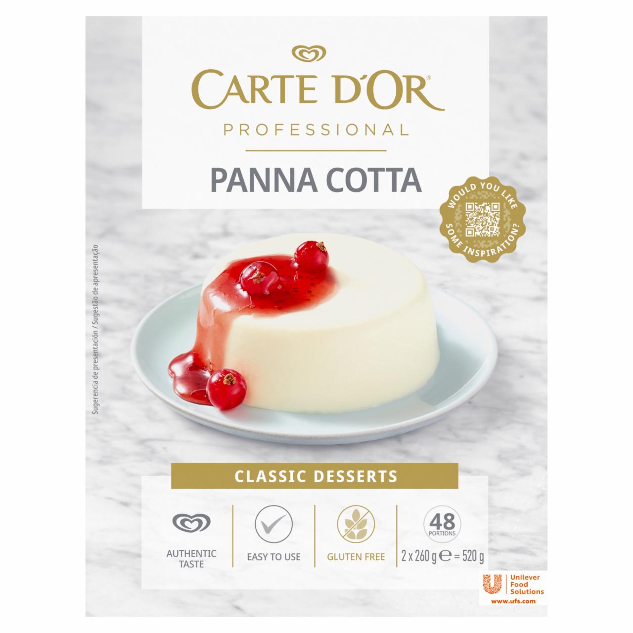 Zdjęcia - Carte d'Or Professional Panna cotta 520 g (2 x 260 g)