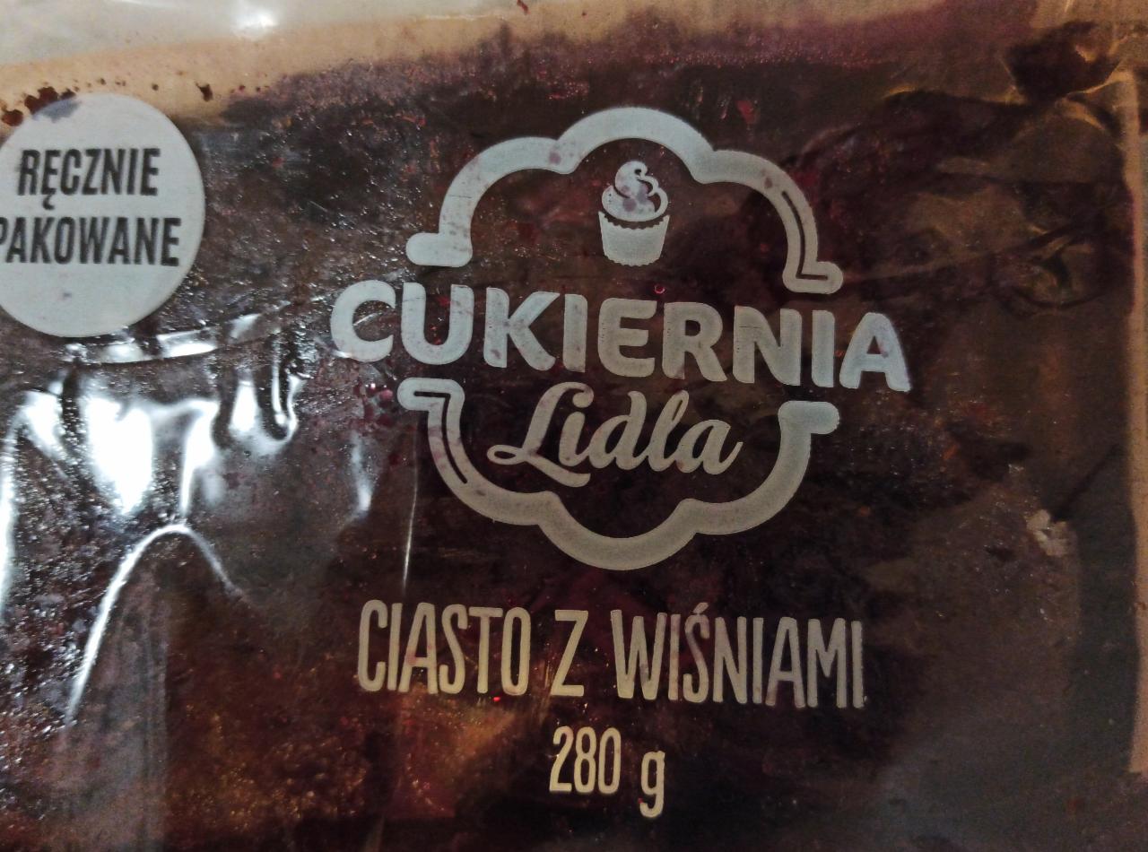 Zdjęcia - ciasto z wiśniami Cukiernia Lidla 280g