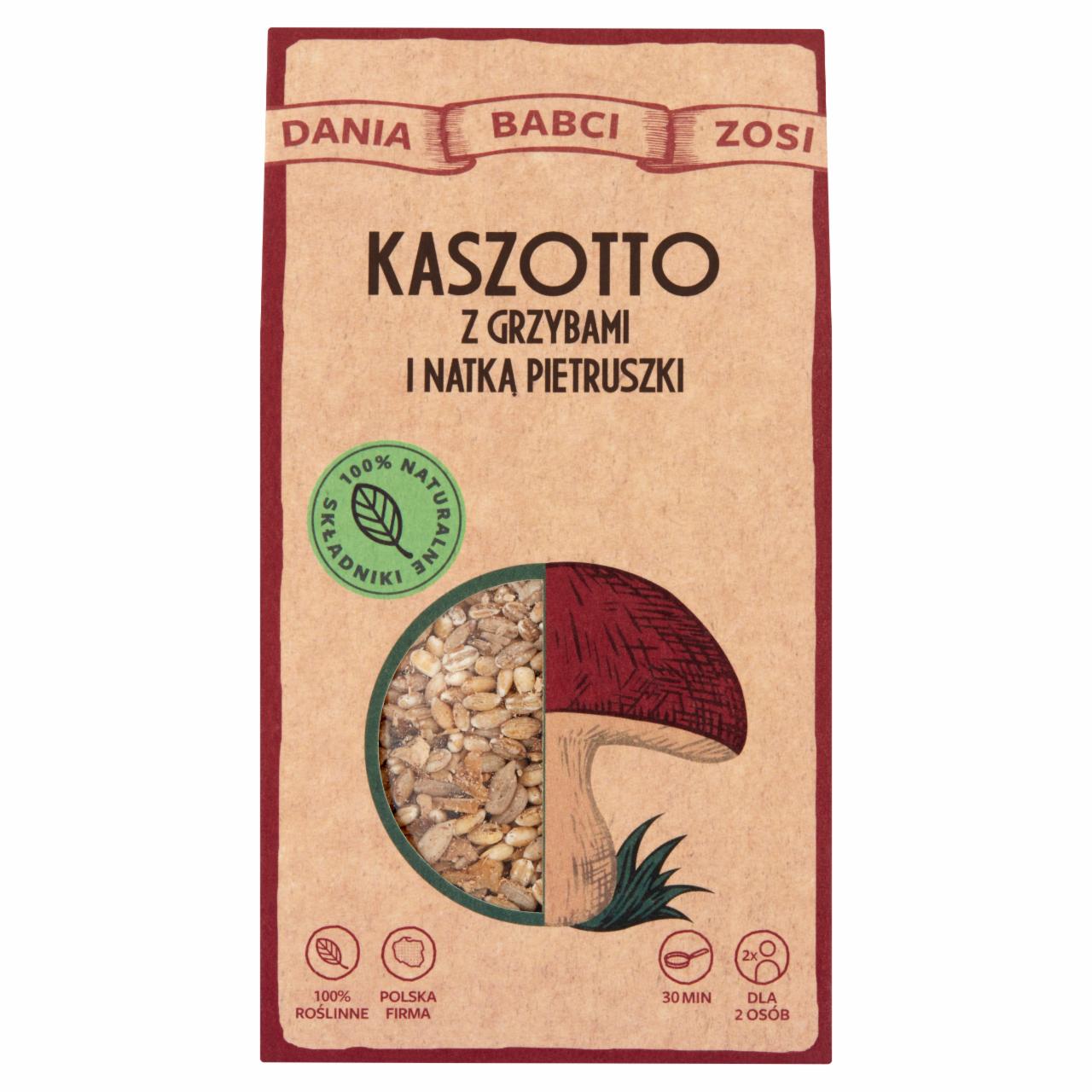 Zdjęcia - Dania Babci Zosi Kaszotto z grzybami i natką pietruszki 200 g