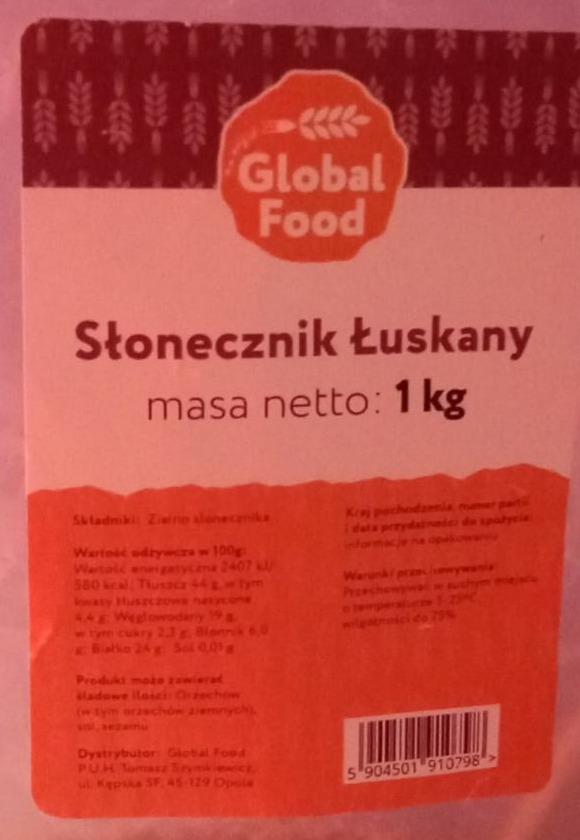 Zdjęcia - Słonecznik łuskany Global Food