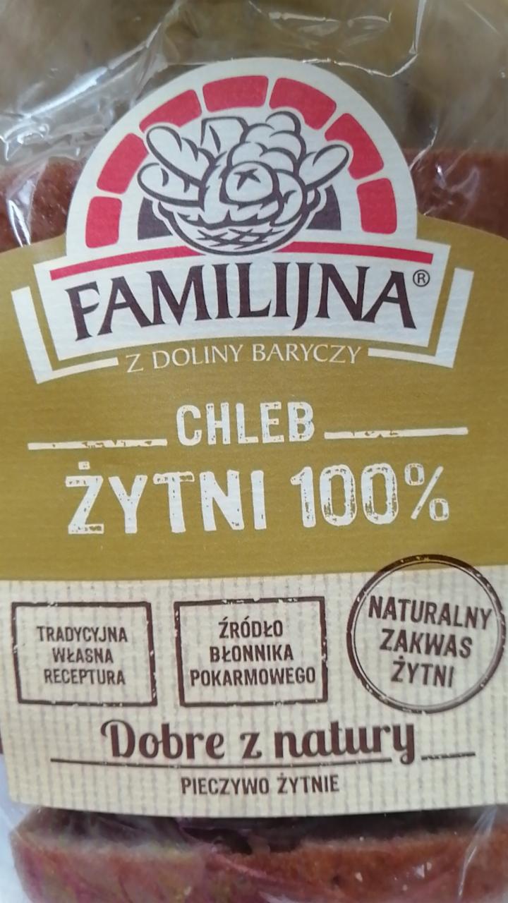 Zdjęcia - Chleb żytni 100% Familijna